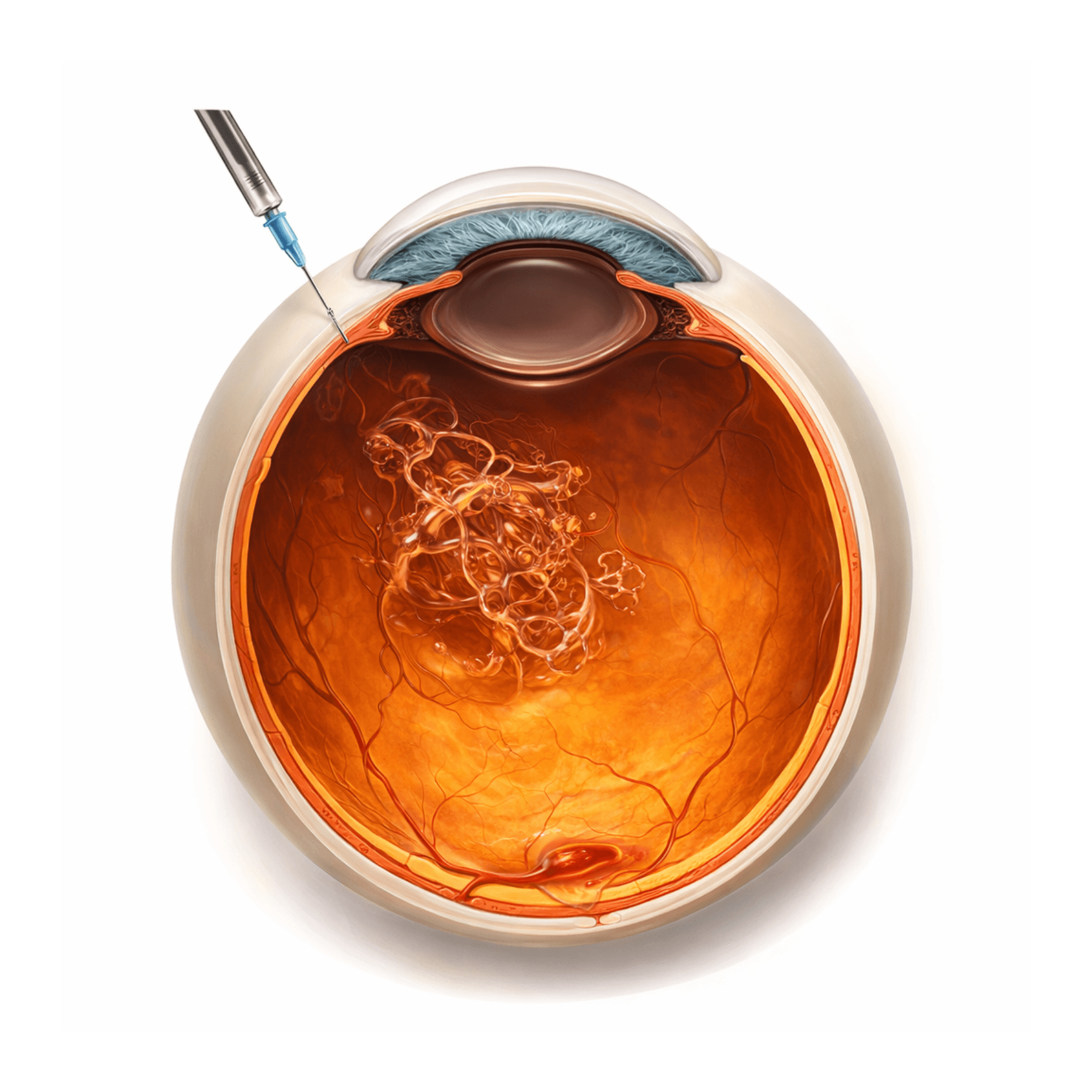 주사 치료 원리 (유리체 내 주사)