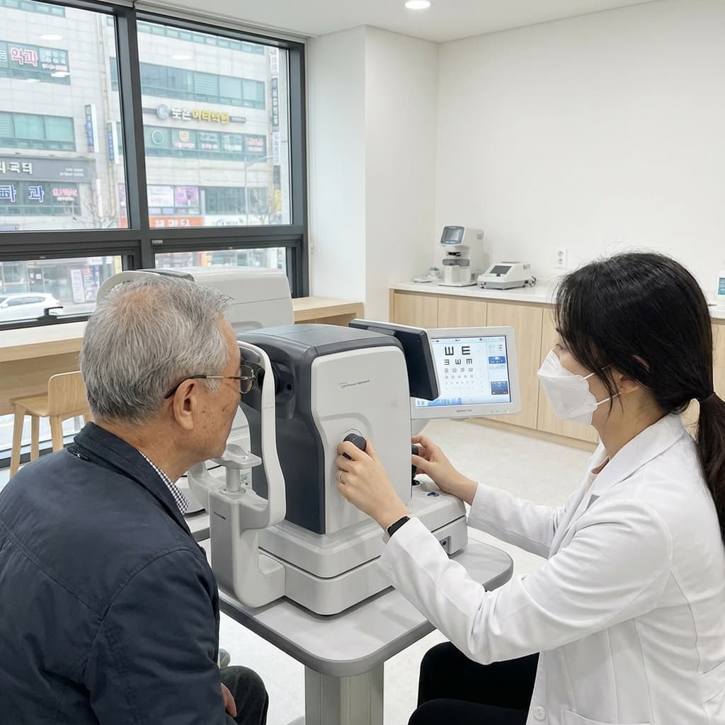정기 시력 검진